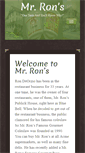 Mobile Screenshot of mrrons.com